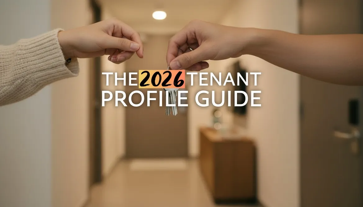 Photograph of a key handover, symbolizing a successful match with an ideal tenant profile.