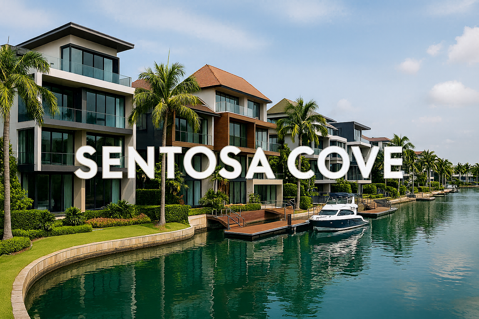 Sentosa Cove Houses Waterfront Luxury