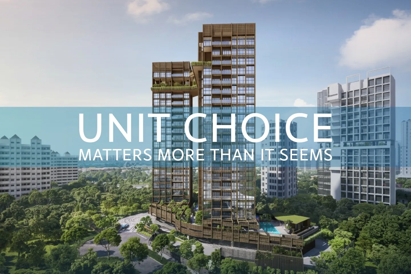 unit placement and layout trade-offs in large condominium developments