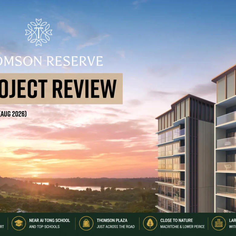 Thomson Reserve project review showing the development’s reservoir-facing architecture in Upper Thomson, updated August 2026