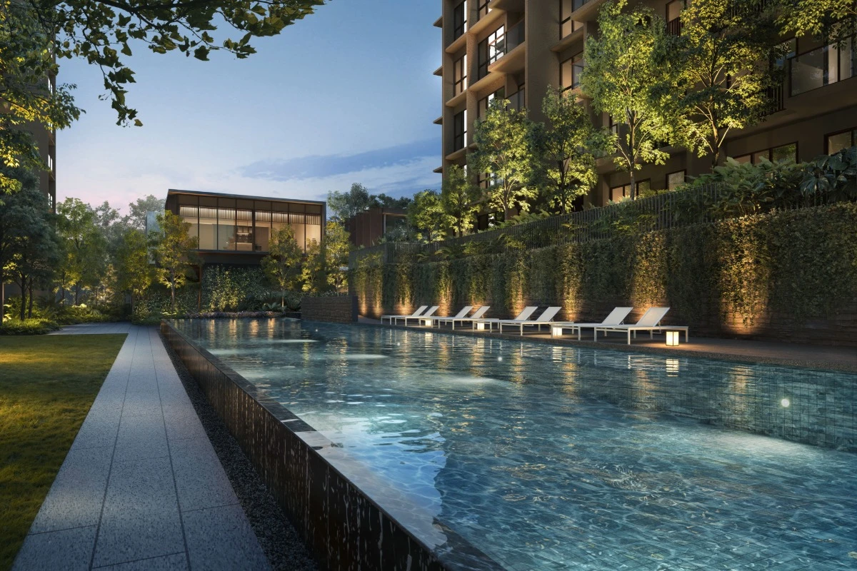 Artist’s impression of the 50-metre lap pool at Dunearn House